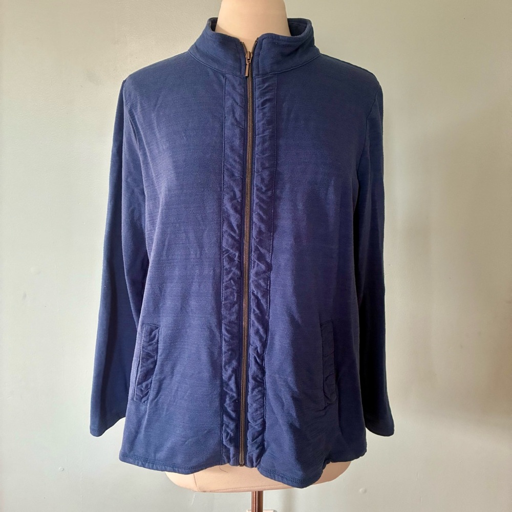 Peck & Peck Zip Front Jacket